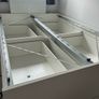 IKEA BRIMNES Double bed frame with storage white Image 4