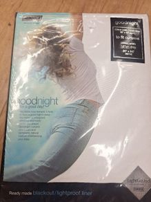 3 for 2 on my items Final Reduction Black out lining Goodnight 90" width 54"drop BNWT