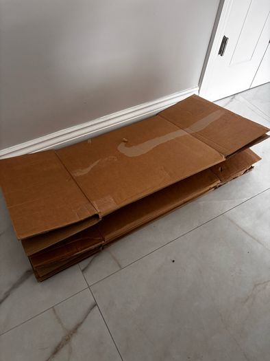 Two Cardboard storage moving boxes