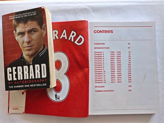 Steven Gerrard Liverpool Books Bundle