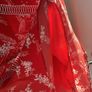 Karen Millen Red & White Floral Palm Print Ruffle Mini Dress Image 10