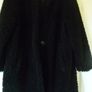 Zara Faux Fur Jet Black Jacket Coat. Immaculate. Size 14 Medium to a Large. Image 10