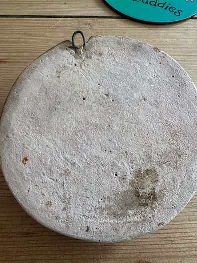 Antique Meerschaum hand sculpted circular plaque