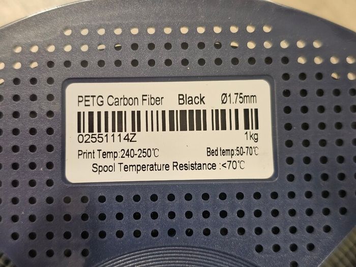 Sunlu PETG Carbon Fibre - Black