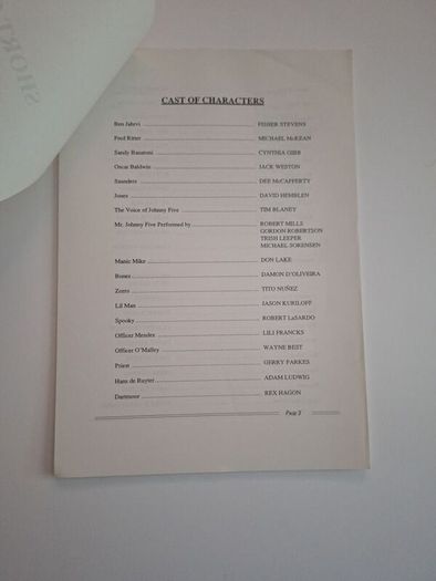 1988 Short Circuit Press Kit