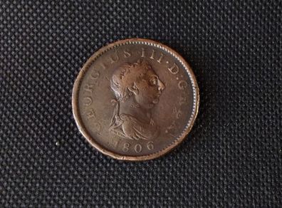 George III : 1806 Half Penny - Soho Mint