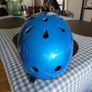 Micro metalic blue Bike/Scooter Helmet Image 2