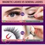 [12 Pairs] Magnetic Eyelashes and Magnetic Eyeliner Kit, Upgraded 3D Reusable Magnetic False Lashes Natural Look with 2 Liquid Eyeliner Waterproof and Applicator, No Glue Needed Image 5