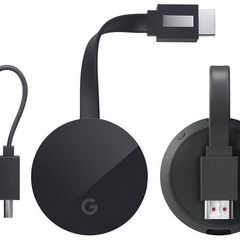 Google Chromecast Ultra W/ Power Ethernet Adapter
