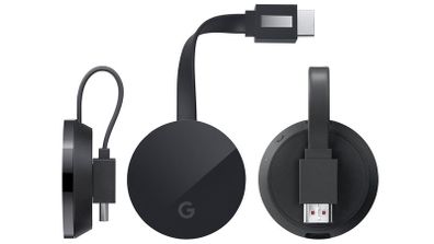 Google Chromecast Ultra W/ Power Ethernet Adapter