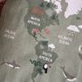 H&M World Map Cotton Rug 90cm x 135cm - As New Image 2