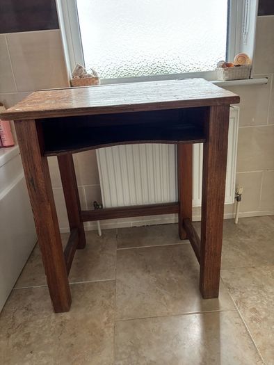 vintage school desk