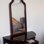 Hall Table And matching  mirror Mahogany colour Image 2