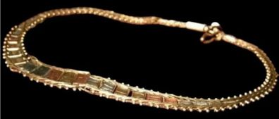 Vintage 9ct Gold Tri-Colour Bracelet