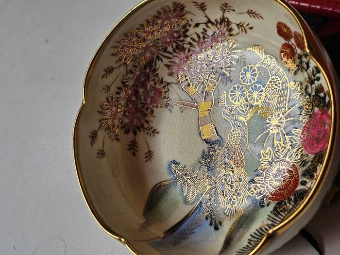 Vintage Japanese "Satsuma" Porcelain Bowl