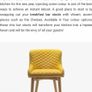 3 x Yellow bar stools counter hight Image 2