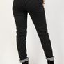 Black fabric trousers with stripes Image 6