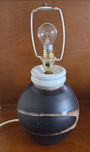 Handmade Pottery Bedside Lamps (Louis Mulcahy)