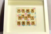 Scrabble Tile Picture Frame - For the House