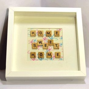 Scrabble Tile Picture Frame - For the House