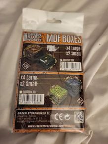 Green Stuff World MDF Boxes - classic wooden crates