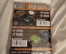 Green Stuff World MDF Boxes - classic wooden crates