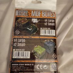 Green Stuff World MDF Boxes - classic wooden crates