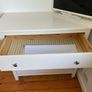 Large White 3-Drawer Chest of Drawers Image 3