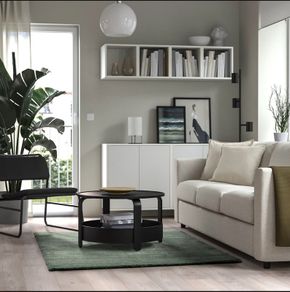IKEA STOENSE rug, pale green, 133x195cm new still in bag
