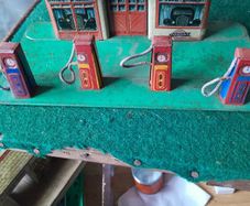 1930 garage toy tin plate