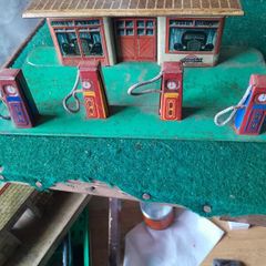 1930 garage toy tin plate