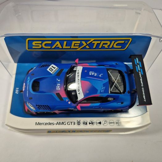 Scalextric C4362: Mercedes AMG GT3 #18 Slot Car ( gt touring 24hr Endurance )