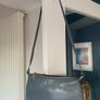 Grey real leather  bag Image 6