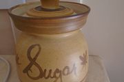 Moville Stoneware sugar storage.Sugar canister,Pottery