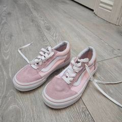 Vans old skool pink suade girl trainers