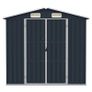 Garden Shed Anthracite 205x129x183 cm Galvanised Steel Image 6