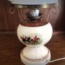 Vintage Electric oil style lamp hunt scene tally ho Image 5