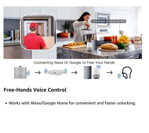 MOES Tuya Bluetooth Smart Lock Silver