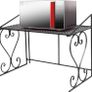 Stable metal microwave shelf, for kitchen organisation Image 2