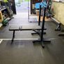 Decathlon Corength Folding Bench Press with Bar Rests Image 2