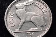 Ireland - 1968 - Weak Strike - 3 Pence - Hare - Km.12a - Unc - [792]
