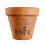 Personalised Highland Cow Terracotta Plant Pot Image 4
