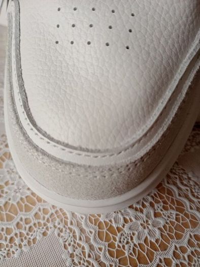 Genuine leather men's trainers