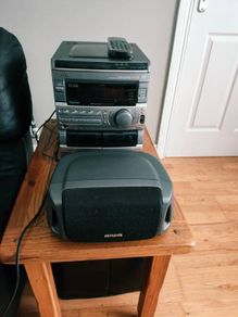 aiwa Cd, radio and tape player.