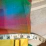 Vintage rainbow plaid blazer Image 10