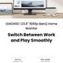24" BenQ 1080p Monitor Image 3