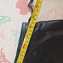 Ted Baker Black Leather Mini Skirt Size 2 UK10 Image 5