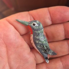 Vintage Bird Brooch