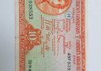 1940 Lady Lavery Ten Shilling Note War Code H
