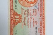 1940 Lady Lavery Ten Shilling Note War Code H